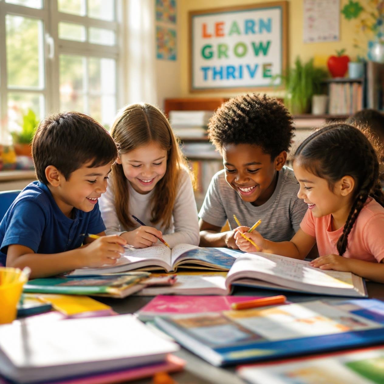 Children learning together